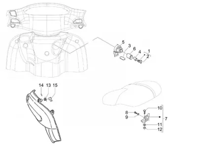 Lock set - ignition switch