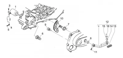 Starter motor - kickstarter