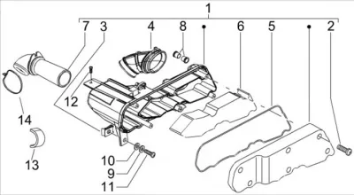 Air intake filter