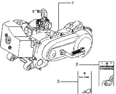 Motor - Motordäcksats