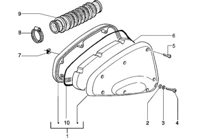 Air intake filter