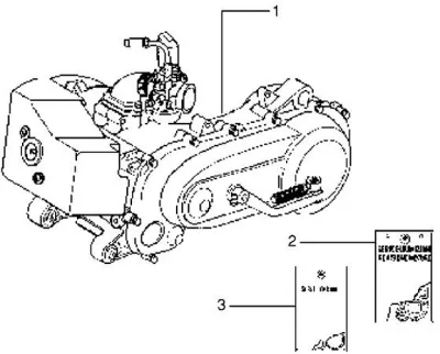 Motor - Motordäcksats