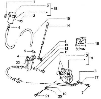 Front brake system