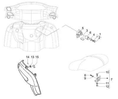 Lock set - ignition switch