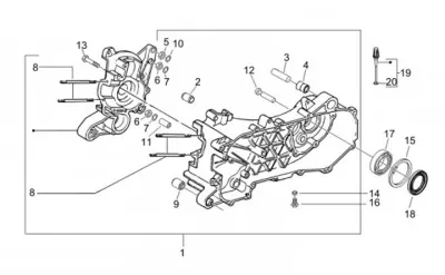 Engine casing