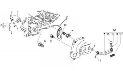 Starter motor - kickstarter