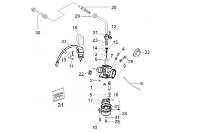 Carburettor parts