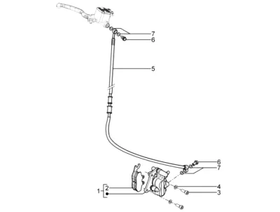 Front brake system