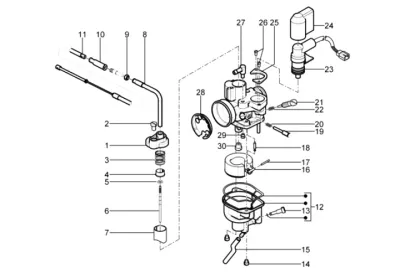 Carburettor parts