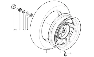 Rear wheel