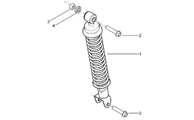 Rear shock absorber