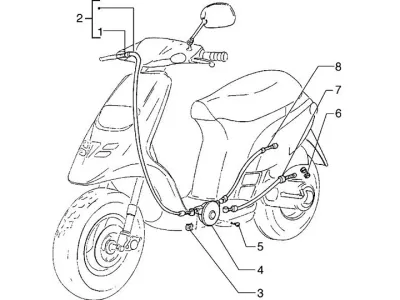 Throttle cable