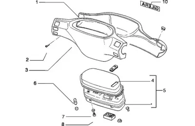 Speedo - handlebar top