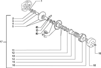 Rear pulley - clutch