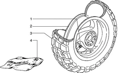 Rear wheel
