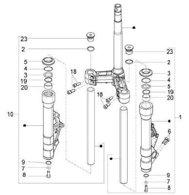 Fork parts