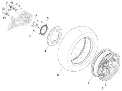 Rear wheel
