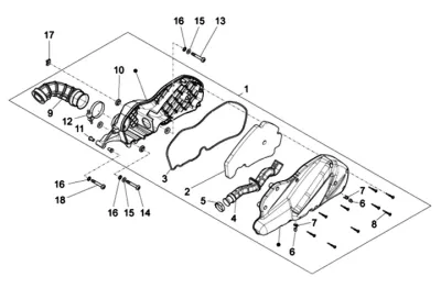 Air intake filter