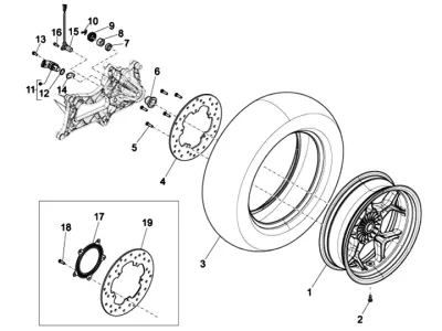 Rear wheel