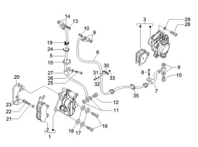 Front brake system