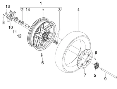 Front wheel