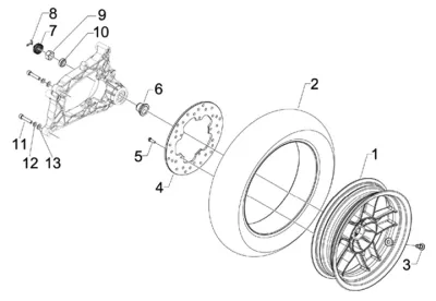 Rear wheel