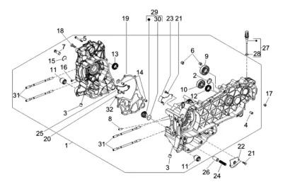 Engine casing