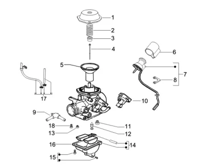 Carburettor parts