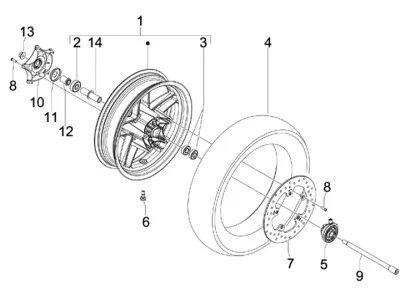 Front wheel