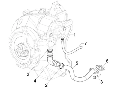 Secondary air housing