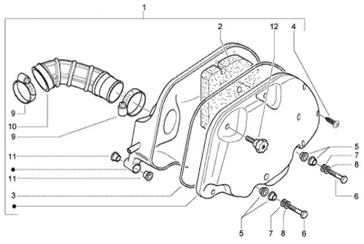Air intake filter