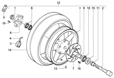Front wheel