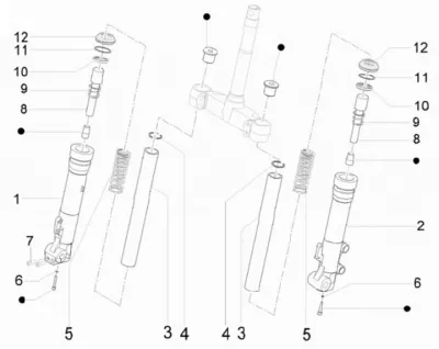 Fork parts (Escorts)