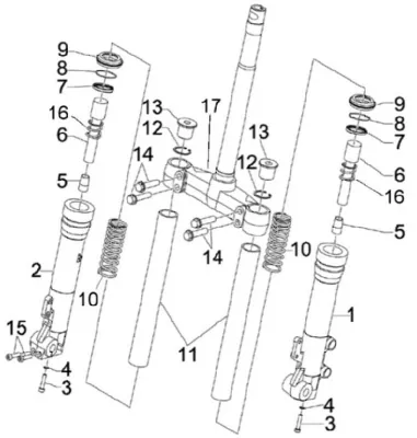 Fork parts (Kayaba)