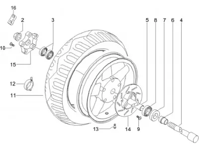 Front wheel