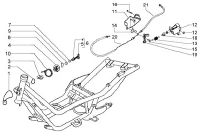 Lock set - ignition switch - starter switch - Lock