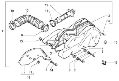 Air intake filter