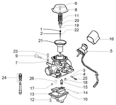 Carburettor parts
