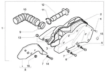 Air intake filter