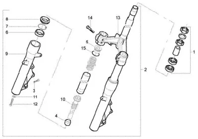 Fork - steering set