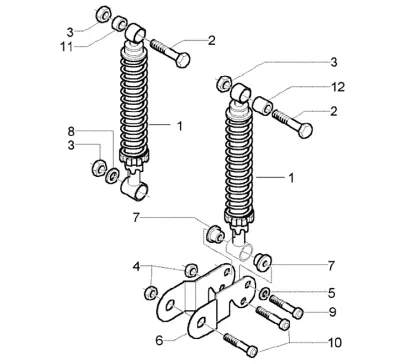 Rear shock absorber