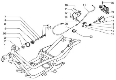 Lock set - ignition switch - starter switch - Lock