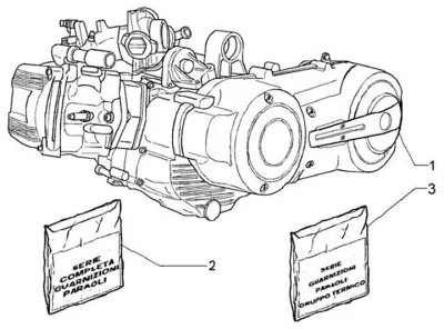 Engine - gasket set engine