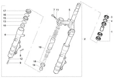 Fork - steering set