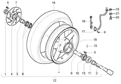 Front wheel (ABS)