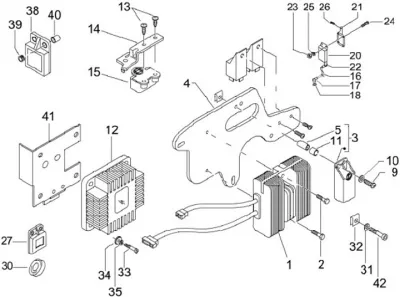Regulator - control device - high tension coil