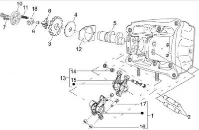 Rocker arm - camshaft