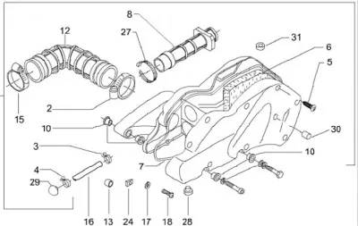 Air intake filter