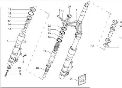 Fork - steering set