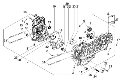 Engine casing